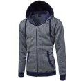 thumbnail image 1 of FashionOutfit Men's Plush Fleece Zip Up Hoodie Jacket, 1 of 3