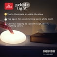 thumbnail image 5 of Globe Electric 2-Pack LED Pebble Indoor Outdoor Tap Night Lights with USB Rechargeable Cable Included, 5 of 8