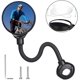 thumbnail image 1 of Espejo de bicicleta, manillar ajustable de 360° y espejo giratorio para bicicleta, espejo convexo acrílico, espejo de seguridad, para bicicleta de montaña, bicicleta eléctrica, ciclomotor MTB, 1 of 5