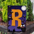 thumbnail image 3 of America Forever Monogram Halloween Bat Garden Flag 12.5 x 18 inches Letter R Double Sided Small Flags for Outside, Holiday Party Yard Outdoor Halloween Horror Nights Flag, 3 of 7