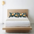 thumbnail image 6 of Yayeee Pillowcase Standard Size Set of 2 Satin Wrinkle Resistant Pillow Case, Green Oranges, 6 of 7