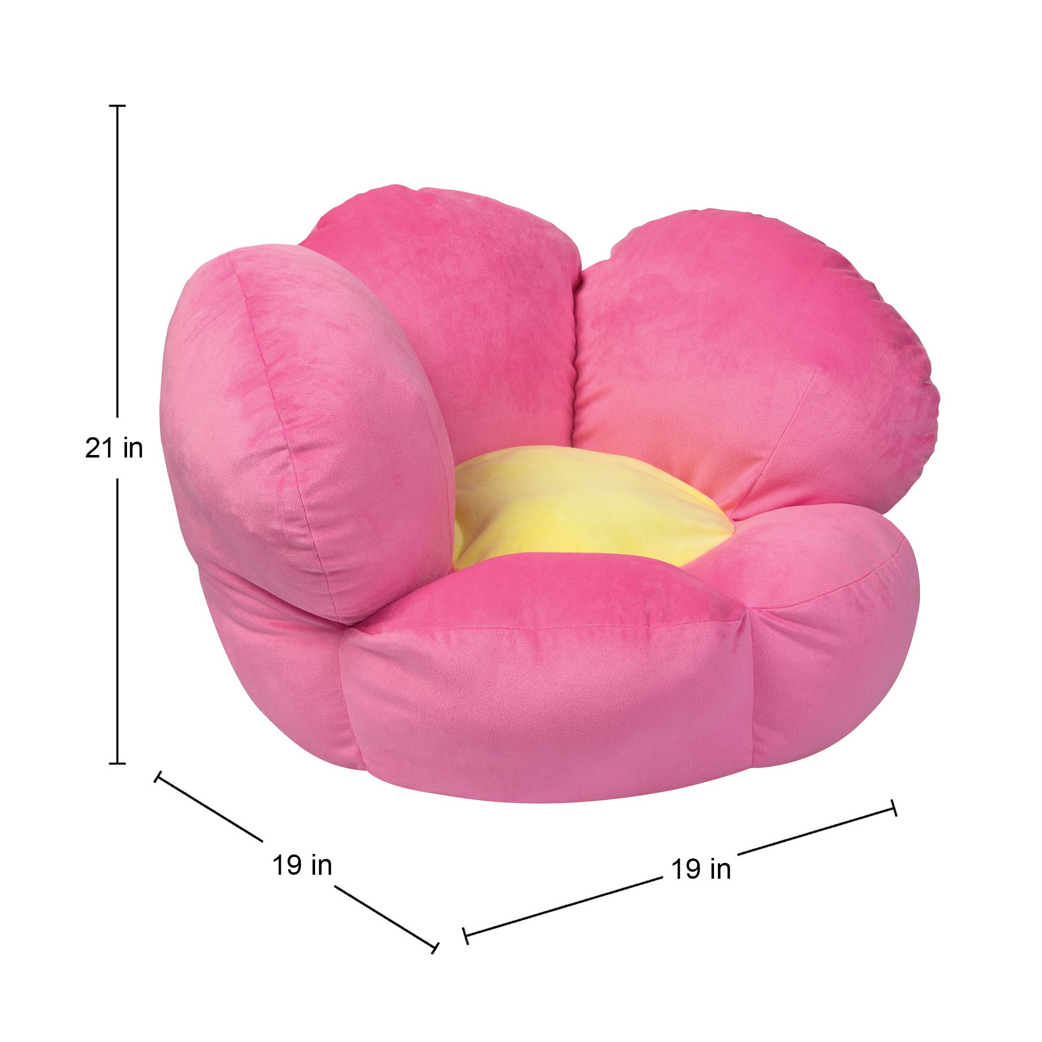 Children's Plush Flower Character Chair