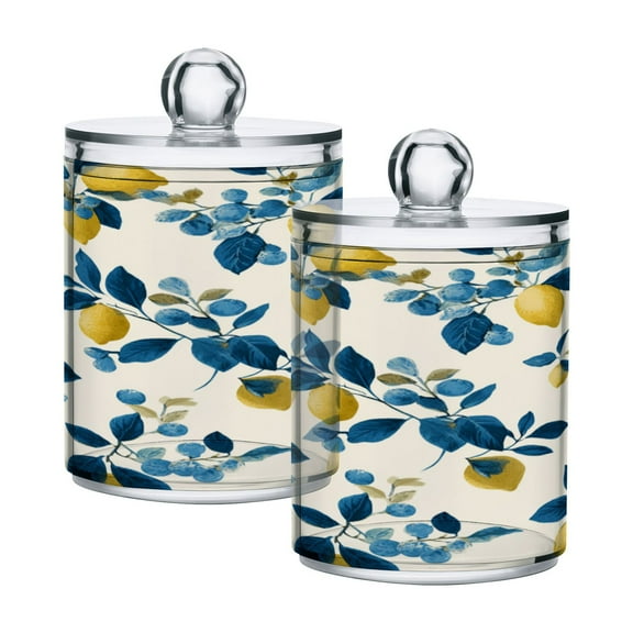 High-value clear storage jars keep life organized and within reach Lemon and Blue Cottagecore