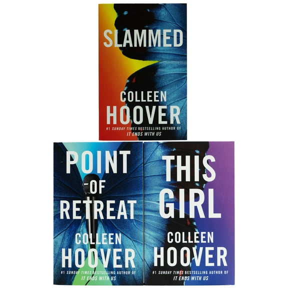 Colleen Hoover Slammed Series 3 Books Collection Set (Slammed, Point of Retreat & This Girl)