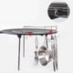 thumbnail image 5 of portátil Net Steaming Rack para hornear Rejilla Semicírculo Parrilla de multipropósito Malla para jardín Cocina Camping Picnic, 5 of 9