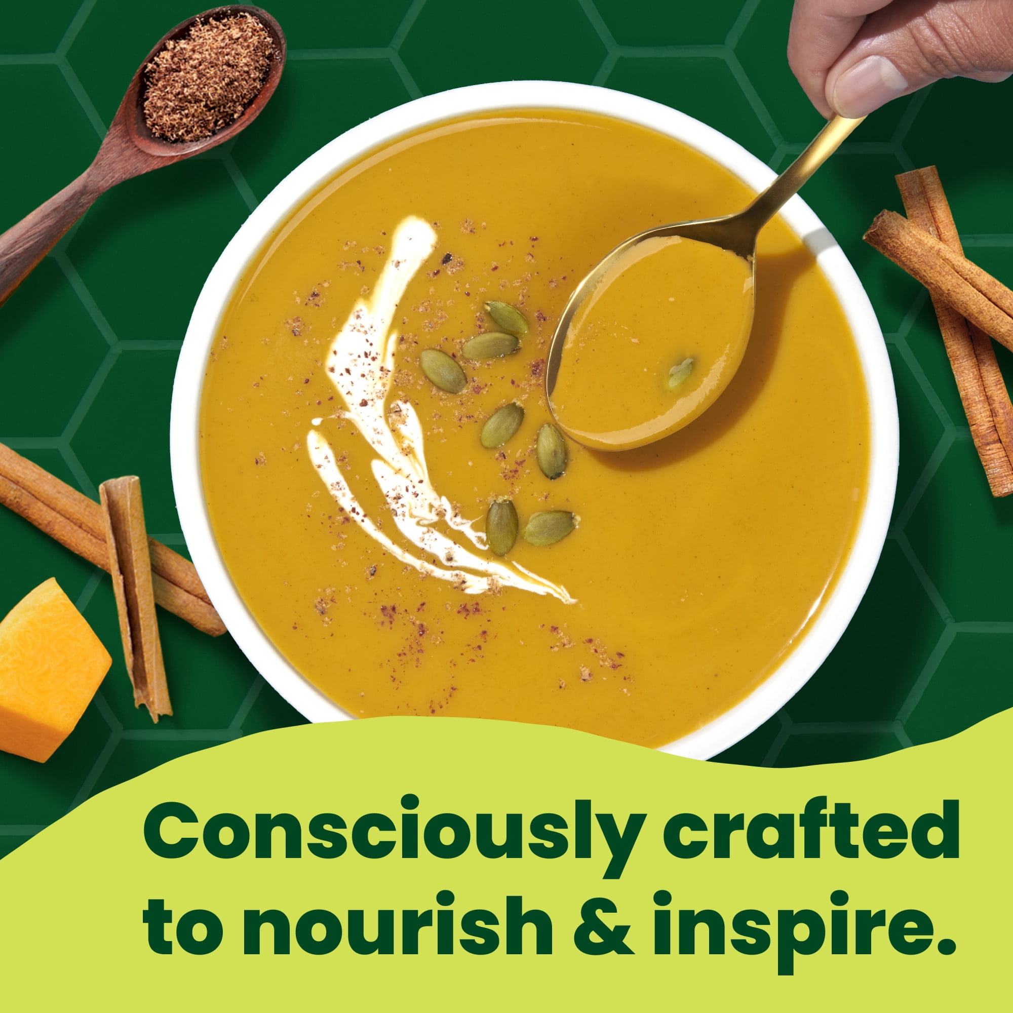 Pacific Foods Organic Butternut Squash Soup with Cinnamon and Nutmeg, 32 oz Carton