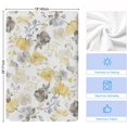thumbnail image 5 of Yellow Grey Botanical Kitchen Towels Set of 3, Spring Floral Watercolor Soft Microfiber Dish Towels, Absorbent Quick-Dry Washable Dishcloths for Kitchen Cleaning, Drying Dishes, 18x28 Inches, 5 of 9