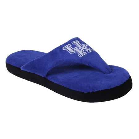 Comfy Feet Kentucky Wildcats Slippers - Happy Feet Mens and Womens Kentucky Wildcats NCAA Comfy Flop Slippers