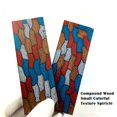 thumbnail image 2 of Compound Wood Colorful Spiricle Board DIY Self-Assembly Handmade Sheet Compound Wood Small Colorful Cutter Handle Musical Tableware Workshop 130X45X8MM, 2 of 9