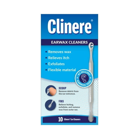 Clinere Ear Cleaners for Earwax Removal, 10 Ct