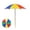 10.6in Multicolor, variant on Plant Umbrellas For Outdoor Plants, 26" Larger Garden Plant Umbrella Shade with Adjustable Angle for Outdoor Potted Plants & Flower Beds,1PCS,Orange