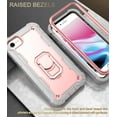 thumbnail image 4 of iPhone 6 Case, iPhone 7 Case, iPhone SE 2020 Case 2nd Gen, Allytech Full Body Shockproof Holster Hybrid 3 in 1 Slim Heavy Duty Rugged Case for iPhone 6/7/8/ iPhone SE 2020, Gray + Rosegold, 4 of 5