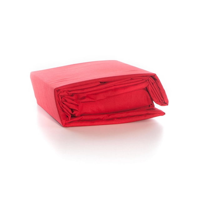 Ensemble de draps en microfibre de Gouchee Home – Ensemble de literie 4 pièces, microfibre ultra-douce, draps rouge infroissables et respirants