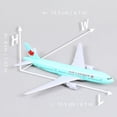 thumbnail image 2 of Modelo de avión Boeing 777 Canada 1/400 KAIYANG de metal fundido a presión con soporte 6 pulgadas, 2 of 5