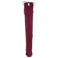 thumbnail image 2 of Unique Bargains Women's Round Toe Chunky Heel over The Knee High Boots, 2 of 8
