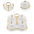 thumbnail image 6 of Dried Fruit Snack Serving Plate Divided Serving Dishes Storage Box PET Durable Material for Living Room Office Wedding, 6 of 9