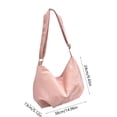 thumbnail image 3 of Beautynvta Trendy Leather Crossbody Bag for Women, Shoulder Handbag with Adjustable Strap, Casual Bag Crossbody Purse for Travel, Pink, 3 of 6