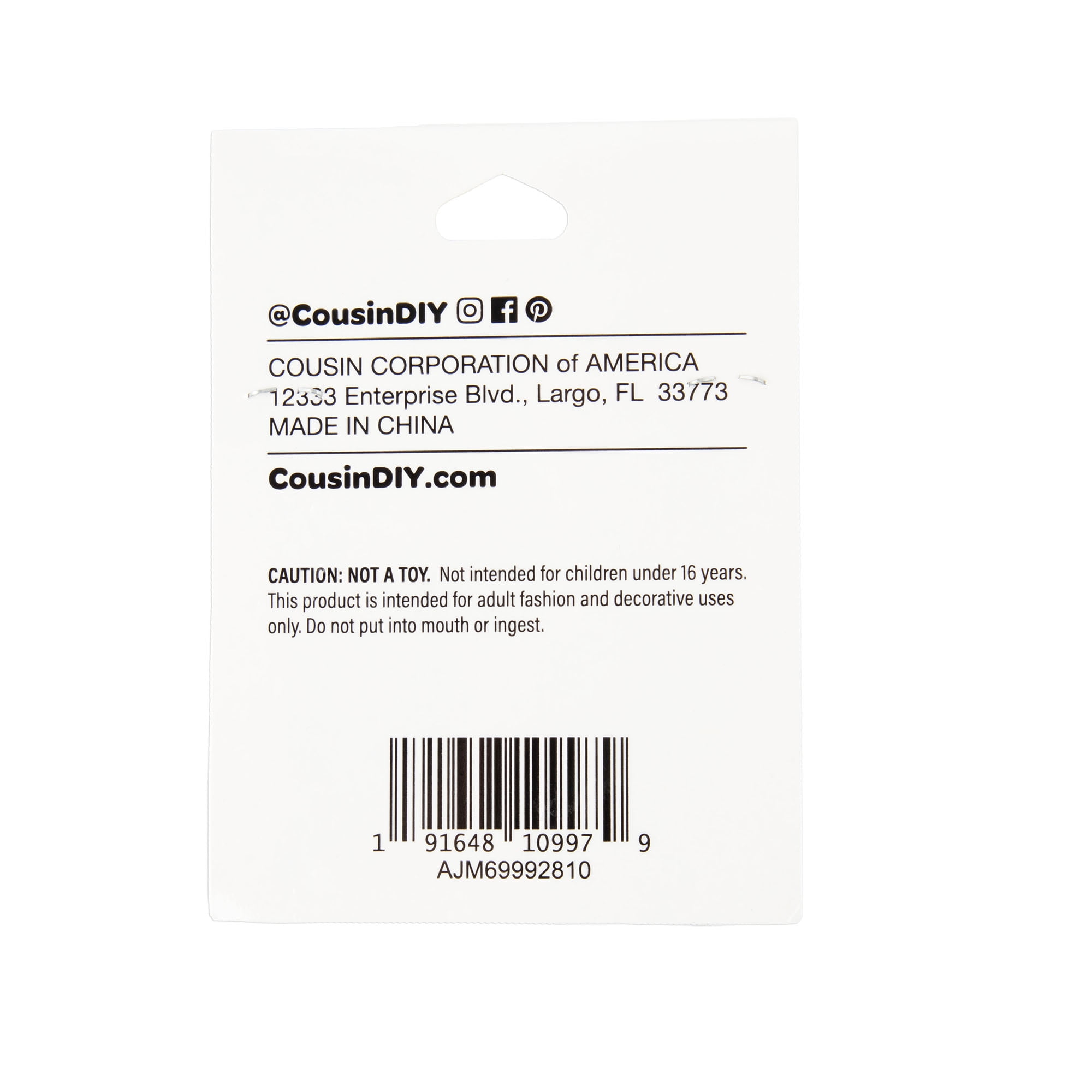 Cousin DIY Polished Metal Gold Head Pin Bulk Pack, 2 in x 5 mm Head, 315 Piece, Straight