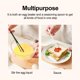 thumbnail image 4 of Batidor De Mango Largo Batidor De Cuchara De Condimento Multiusos [Yue Xinghui] Propiedad Intelectual Procesada 2 Piezas Cocina Mango Largo De Doble Cabeza Huevo De Cuchara De ANGGREK Otros, 4 of 8