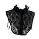 thumbnail image 4 of Collar falso de encaje para mujeres suave y elegante regalo desmontable para vestidos de ropa casual Negro, 4 of 8