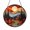 Acrylic 3.5 Inch, variant on Scenic Hiking Trail at Sunset Art Glass Style Decorative Window Hanging
