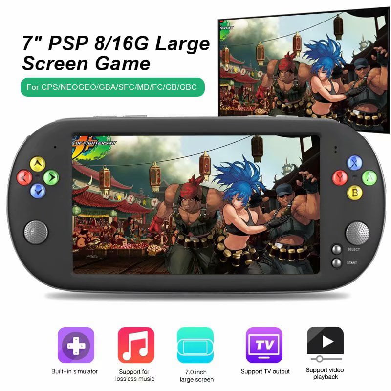 Details about   Portable 4K TV Video Game Console With 2.4G Wireless Controller Support CPS PS1 