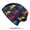 Bigfoot and Silhouette Black Pattern, variant on Bigfoot and Mountain Pink Pattern Slouchy Beanie Hat, Warm Winter Beanie with Stretchy Fabric & Soft Texture, Stretchy Polyester Gifts for Unisex Men Women