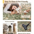 thumbnail image 3 of 2'x6' Runner Rug for Hallway Floor, Yamaziot Rug Carpet Runner with Rubber Backing, Washable Non Slip Rug Runner Vintage Mat for Bedroom, Laundry, Sage Green, 3 of 5