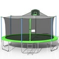 thumbnail image 3 of 16FT TRAMPOLINE GREEN, 3 of 8