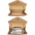 thumbnail image 4 of mirlewaiy Women's Evening Bag Pleated Envelope Clutch Handbag Wedding Party Bridal Purse-velvet Camel, 4 of 7