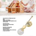 thumbnail image 3 of Mini Round Head Glass Wall Lamp 1:12 Dollhouses OB11 Bubble Accessories, 3 of 5