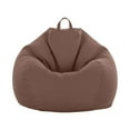 thumbnail image 2 of Cubierta de silla Puff sofá Naiovety para sala de estar Marrón Piedra original, 2 of 6