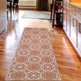 thumbnail image 2 of Celtic Decorative Rug, Retro Tribal Circle Knots Eternity Forms Pattern Boho Ireland Irish Floral Art, Quality Carpet for Bedroom Dorm and Living Room, 6 Sizes, Dark Orange, by Ambesonne, 2 of 2