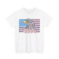 thumbnail image 3 of American flag w/ majestic bald eagle Heavy Cotton Tee, 3 of 4
