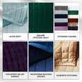 thumbnail image 3 of Tribeca Living FLORENCEQUIQUGR Florence Velvet Oversized Solid Quilt Set Queen Smoke Grey, 3 of 6