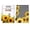 Style 1, variant on Sunflower Kitchen Dish Towel Set of 2 with Scouring Pad, 16 x 24 inches, Absorbent