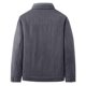 thumbnail image 5 of Ceisia Men's Casual Fashion Solid Color Long Sleeve Button Front Overcoat Warm Classic Daily Wear Winter Outerwear Gift, 5 of 9
