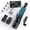 Blue:2 Batteries + Daily Accessories, variant on 12V Cordless 3/8 Inch Ratchet Wrench Set, Fast Charging Adjustable Speed Electric Wrench for Auto Repair Men Holiday Gift