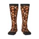 thumbnail image 1 of Fotbe Christmas Gingerbread Cookies Calcetas Divertidas Estampadas para Hombre y Mujer, Calcetas de Algodón hasta la Rodilla para Caminar, Correr, Enfermería y Embarazo, 1 of 6