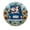 FFclock095, variant on ZXCXRQFa Desk Clocks Polar Bear On An Ice Wooden Silent Non-Ticking 10 Inch Round Clocks Battery Operated Analog for Living Room Kitchen Bedroom Bathroom Office Home School Decor