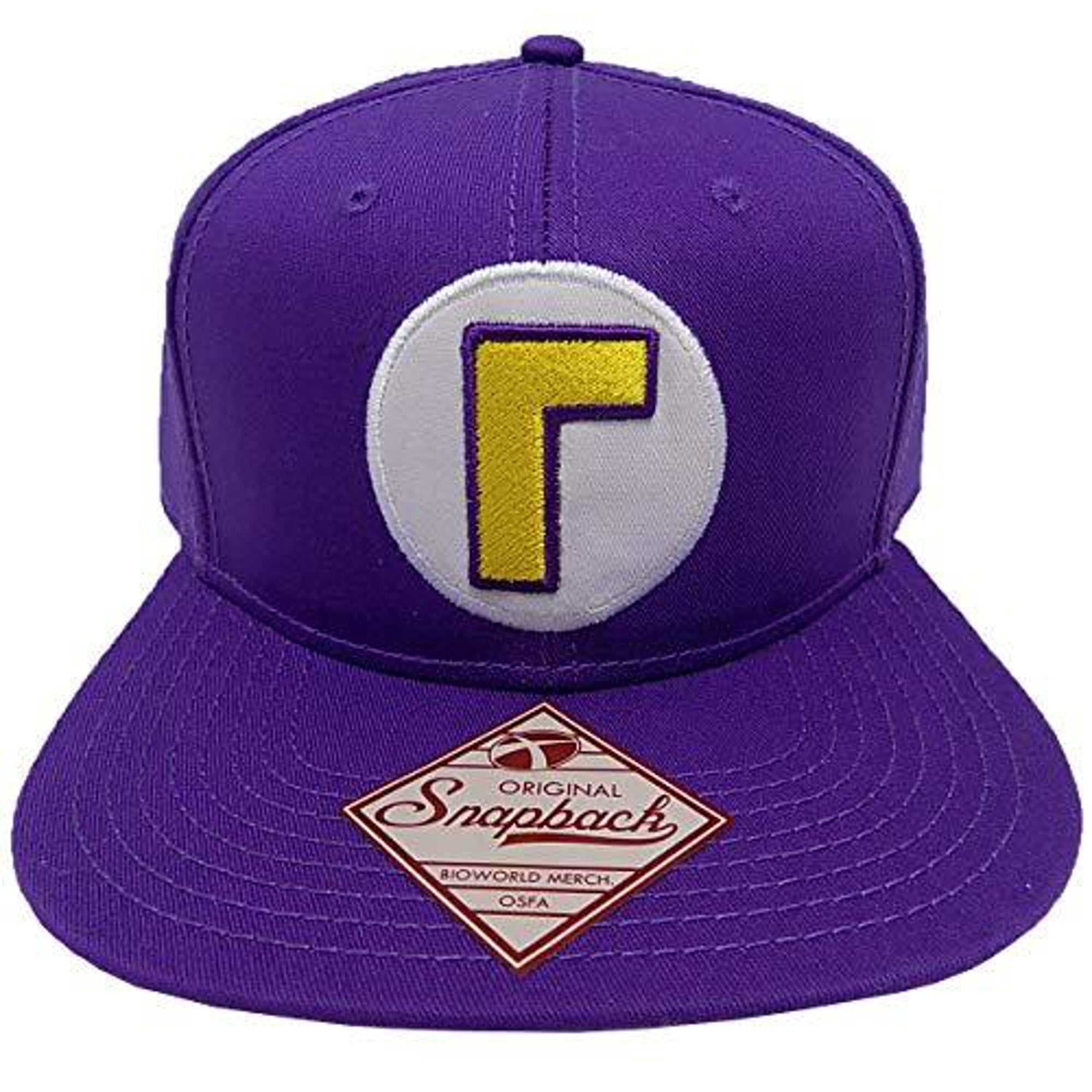 Nintendo Super Mario Waluigi Logo Adult 