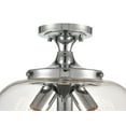 thumbnail image 2 of 9713-MB Millennium Lighting Ashford - 3 Light Semi-Flush Mount-11.5 Inch Tall and 13 Inch Wide-Matte Black Finish, 2 of 6