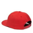 thumbnail image 6 of OC Sports AM-101 USA Made Solid Back Cap - Red, 6 of 8