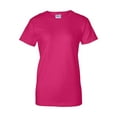 thumbnail image 2 of Gildan - Ultra Cotton WomenÃ¢â‚¬â„¢s T-Shirt - 2000L - Heliconia - Size: L, 2 of 3