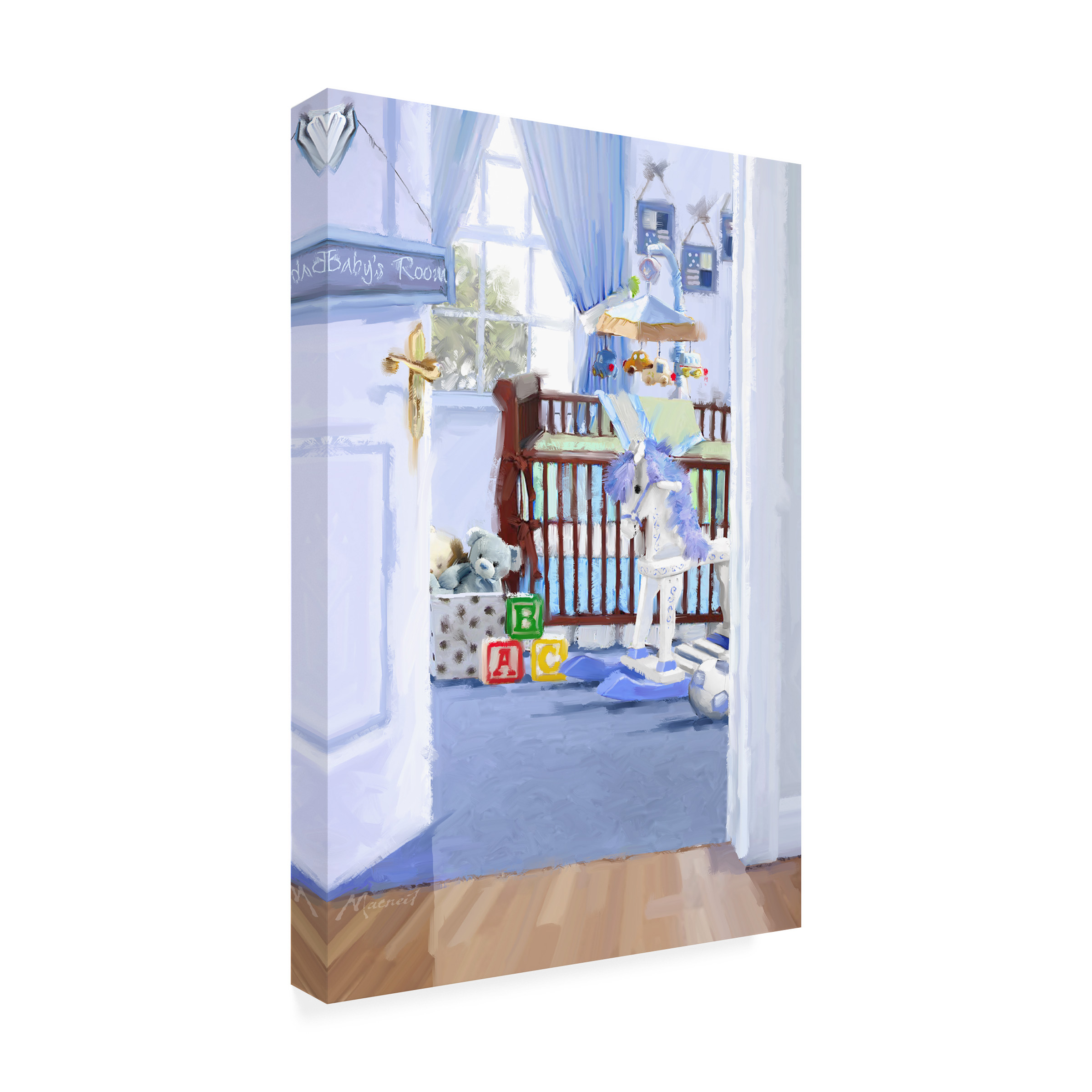 The Macneil Studio 'Boy's Room' Canvas Art