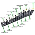 thumbnail image 3 of 1 Set Laptop Dc Power Adapter Kits 38 Pcs Universal Dc Ac Power Adapter Tips Connector For Lenovo Power Supply Plug Jack Sets, 3 of 8
