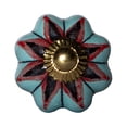 thumbnail image 2 of Knob-It Vintage Cabinet Drawer Knobs 12 Piece Hand Painted Colorful Decor, 2 of 5