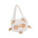 thumbnail image 5 of Bolso de hombro para mujer, bolso de viaje, bolso con asa, bolso creativo con cremallera de dibujos animados Beige, 5 of 9