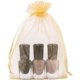 thumbnail image 5 of 100 bolsas de regalo de organza doradas, 4 x 6 pulgadas, bolsas de regalo con cordón de malla de caramelo, bolsas de joyería para fiesta de boda de Navidad (dorado) oso de fresa Electrónica, 5 of 6