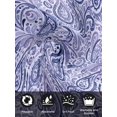 thumbnail image 7 of Purple Navy Blue Cloth Napkins Set of 8 Reusable Dinner Napkins, Retro Botanical Abstract Art Cocktail Napkin Washable Table Napkins for Wedding/Holiday Party/Baby Shower 20"x20", 7 of 7